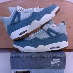Nike Air Jordan 4 Retro Denim Sneakers